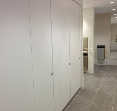 Bobrick PRIVADA® Cubicles sold by J. Laurenzo Specialties