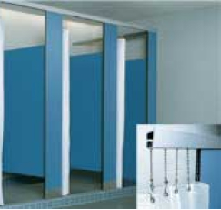 Bobrick Toilet Partitions sold by J. Laurenzo Specialties - Restromm Dividers and Restroom Screens