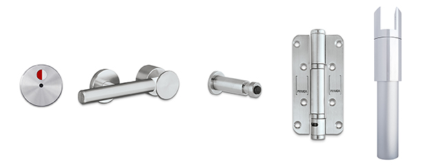 Bobrick PRIVADA® Cubicle Hardware sold by J. Laurenzo Specialties