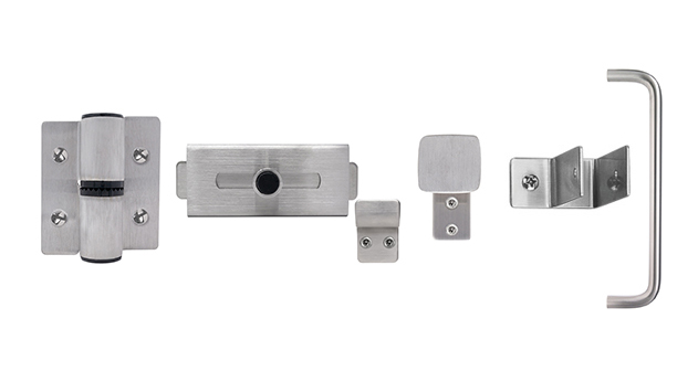 Bobrick Budget HPL Series Toilet Partition Hardware Options sold by J. Laurenzo Specialties