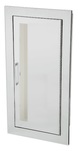 More about the 'Academy Series Aluminum Cabinet with Vertical Acrylic Window & Flat Trim, Fully Recessed, 5.5" Depth' product