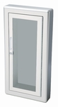 More about the 'Academy Series Aluminum Cabinet with Full Clear Acrylic Window, 3" Rolled Trim & SAF-T-LOK, Semi-Recessed, 6" Depth' product