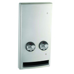 Bobrick Napkin/Tampon Dispenser Sold By J. Laurenzo Specialty Products